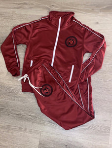 Rich Love $tory Track Suit Burgundy  (Women)