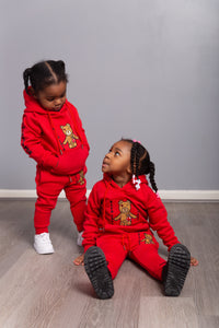 Rich Love $tory Bear Toddlers Tracksuits Red (Unisex)