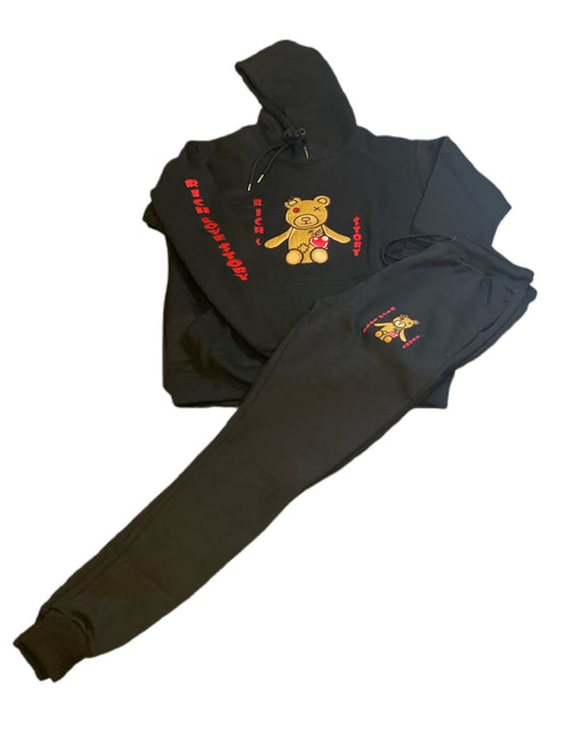 Rich Love $tory Bear Tracksuits Black(Women)