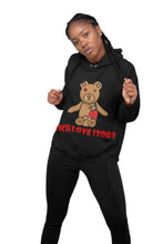 Load image into Gallery viewer, Pullover Rich Love $tory Bear Hoodie Black (Unisex)