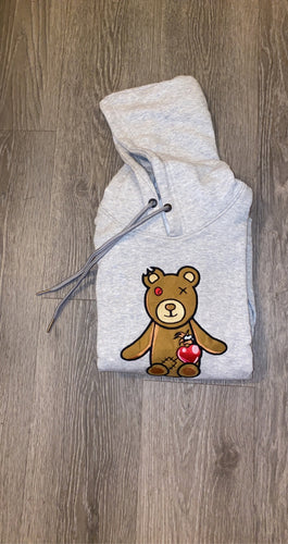 Pullover Rich Love $tory Bear Hoodie Grey (Unisex)