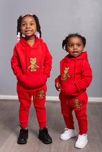 Load image into Gallery viewer, Rich Love $tory Bear Toddlers Tracksuits Red (Unisex)